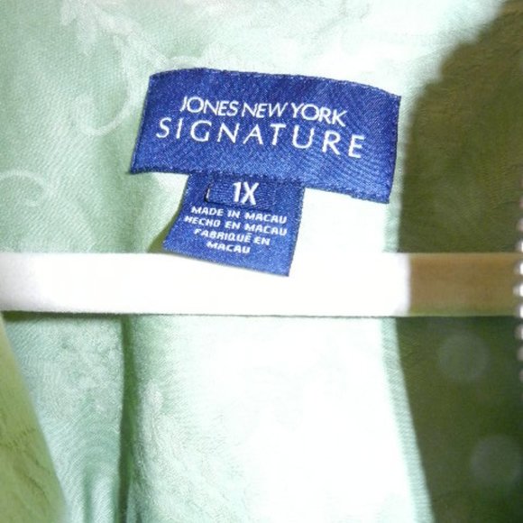 ROZ & ALI BLOUSE EVENING WEAR PLUS SIZE - Picture 4 of 11